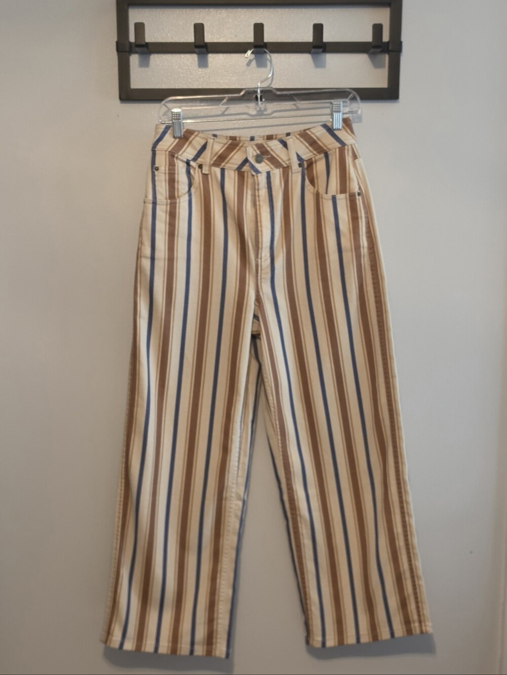 Sezane Le Crop Wide Leg Jeans